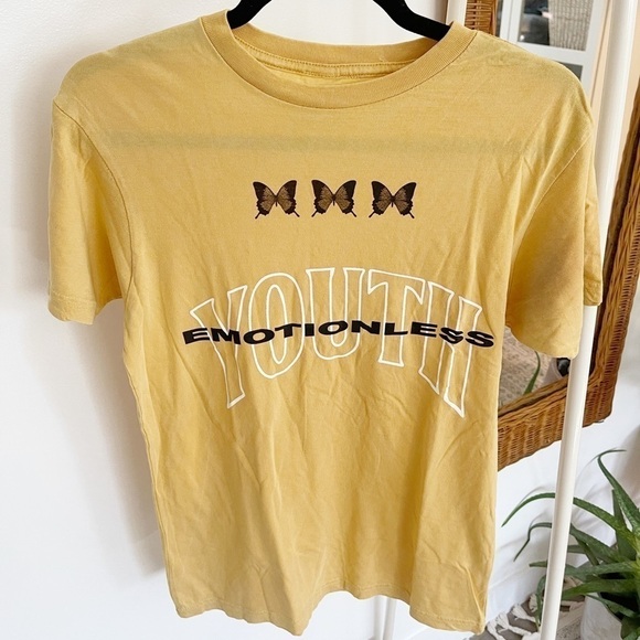 Pacsun Emotionless Youth Butterfly Tee - S - Picture 2 of 4